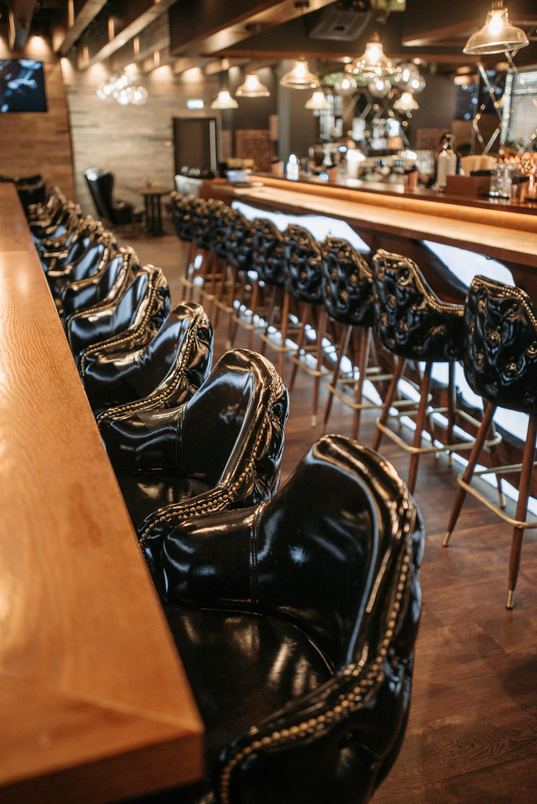 Tufted Lederchairs in der Lions Lounge